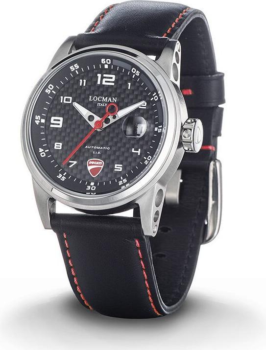Actual product image Locman Italy Men's Watch Ducati Automatic Ref. D104A09S (Analogue wristwatch, 42 mm)