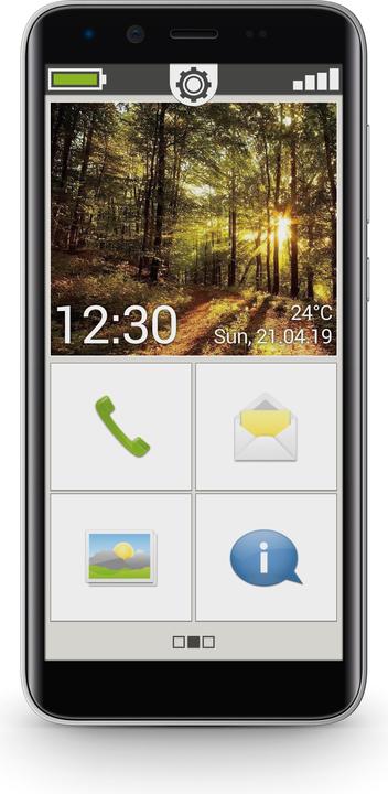 Produktbild Emporia Smart3 Mini (16 GB, Schwarz, 5", Single SIM, 8 Mpx, 4G)
