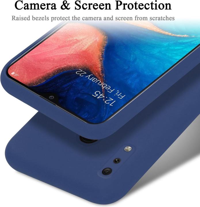 Actual product image Cadorabo TPU Liquid Silicone Case Cover (Samsung Galaxy A20, Samsung Galaxy M10s, TCL A30)