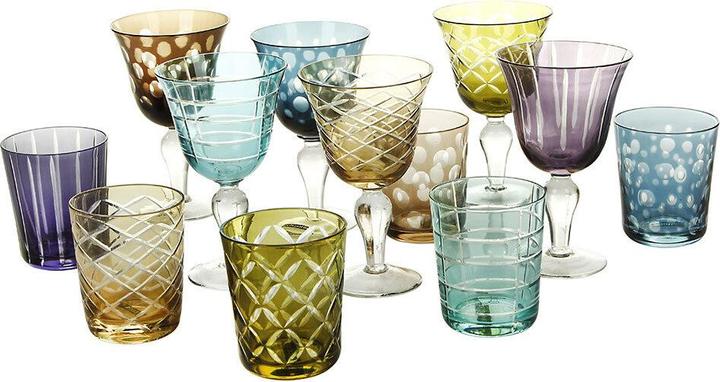 Image du produit Pols Potten Set de verres à vin design Cuttings (6 pièces) (25 cl, 6 Verres, Set de verres à vin)