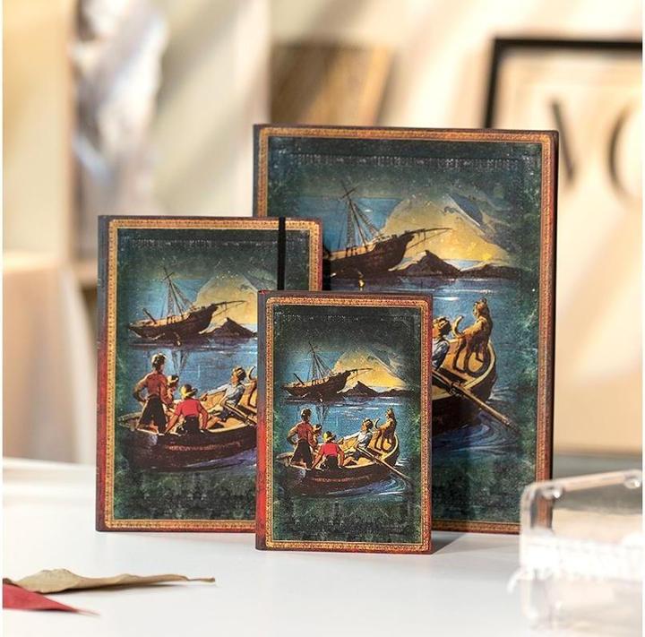 Produktbild Paperblanks Notizbuch Die fünf Freunde 12 x 17 cm, Blanko, Blau (12 x 17 cm, Blanko, Weicher Einband)