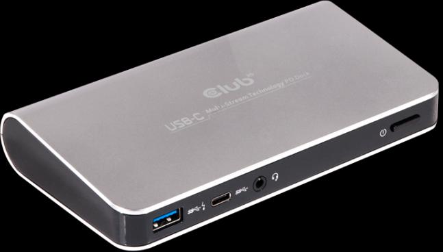 Produktbild Club 3D USB Typ C MST Dock mit Ladefunktion (USB-A, 1 Ports)
