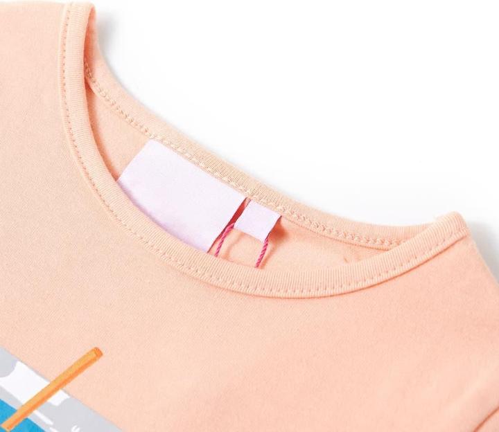 Image du produit VidaXL T-shirt enfant orange clair 116,Matière : 95% coton. 5 (116)