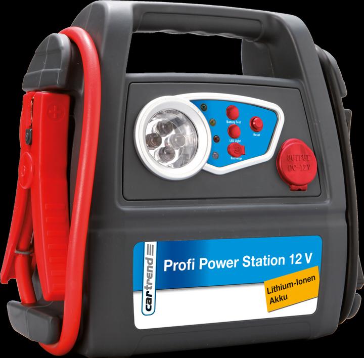 Actual product image Cartrend Profi Power Station with compressor (600 A, 2600 mAh)