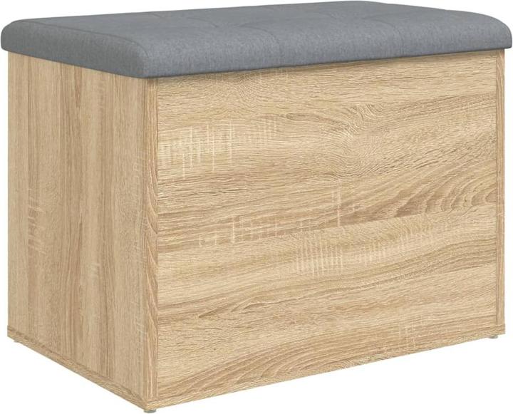 VidaXL Sitzbank mit Stauraum Sonoma-Eiche 62x42x45 cm (62 cm)