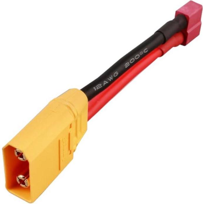 Actual product image Gens Ace Deans?T?female to XT90 male adapter, AWG12 60mm