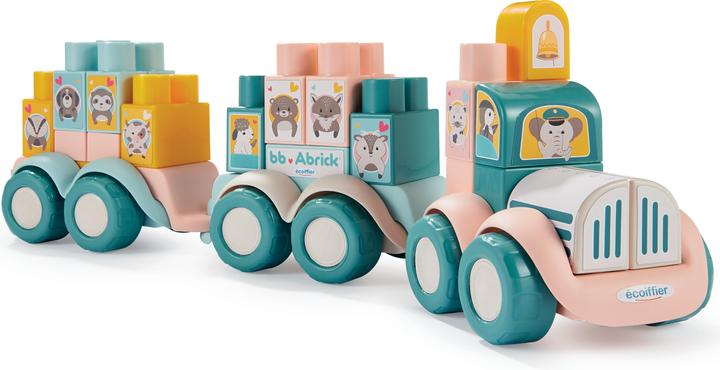 Actual product image Abrick Animal train with building blocks, 51 pcs.
