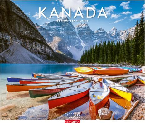 Actual product image Kanada Kalender 2026 - Der Ruf der Wildnis (55 x 46 cm, Hardcover, German)