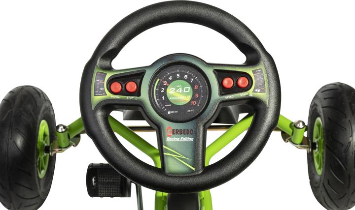 Image du produit Schneider Ferbedo Go AR 8G (kart/kart en noir/vert, avec volant sonore et pneus gonflables, à partir d'env.