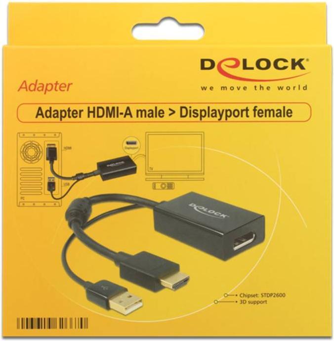 Produktbild Delock HDMI zu (DP, 24.50 cm)