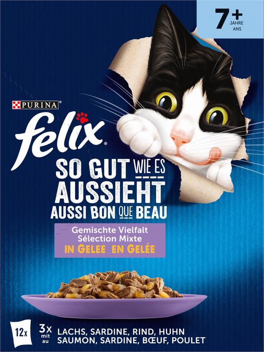 Produktbild Felix Gemischte Vielfalt (Adult, Senior, 12 Stk., 1020 g)