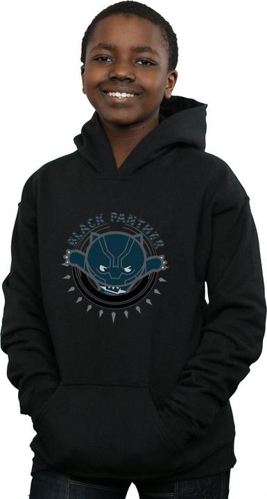 Image du produit - Sweat à capuche KAWAII BLACK PANTHER POUNCE - Garçon (128)