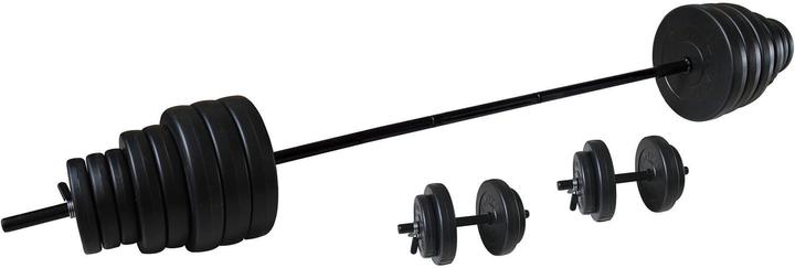 Actual product image Tunturi Vinyl Gewichtset Set (6 x 5 kg, 4 x 2.5 kg, 6 x 1.25 kg)