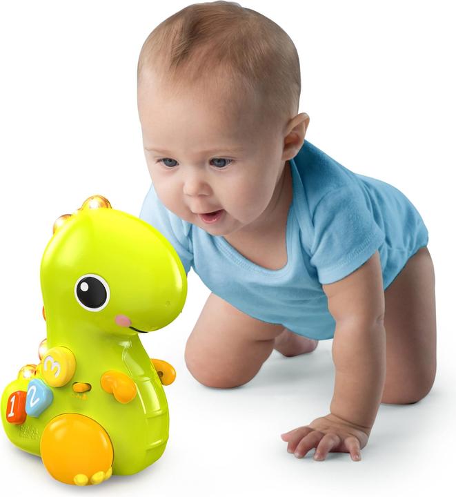 Produktbild Bright Starts Go, Go, Dino™ musikalische Leucht-Dinosaurierspielzeug