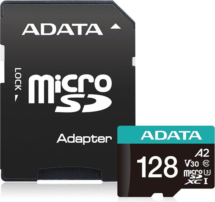 Image du produit Adata Adaptateur Premier Pro Incl. (128 Go, microSDHC, U3, UHS-I)