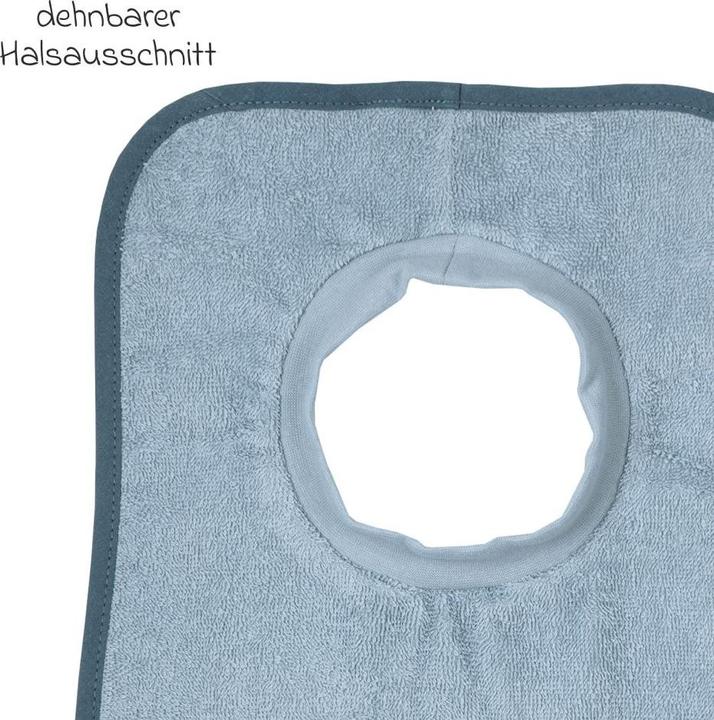 Produktbild Lätzchen Riesen-Schlupflätzchen - Uni Stahlblau
