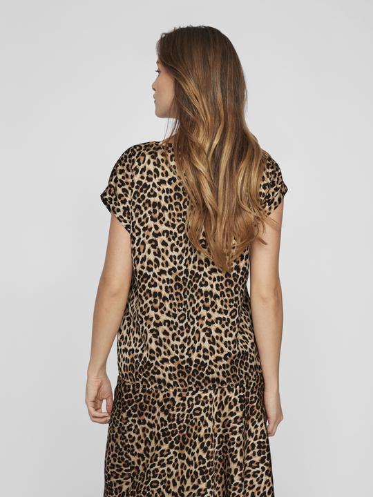 Actual product image Vila Round neck top with short sleeves (38)