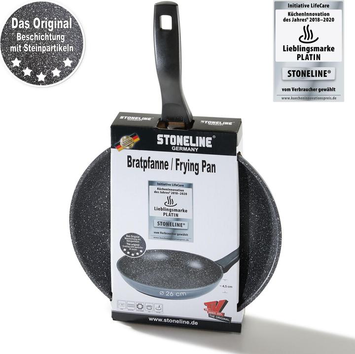 Actual product image Stoneline 6843 frying pan 26 cm (26 cm, Frying pan, Aluminium)