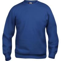 Clique Sweatshirt Rundhals Basic 021030, Polyester, Baumwolle, blau, L (L)