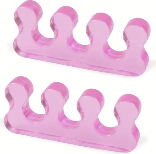 Image du produit Nagellack24 Séparateurs d'orteils en silicone Rose (Séparateurs d'orteils)