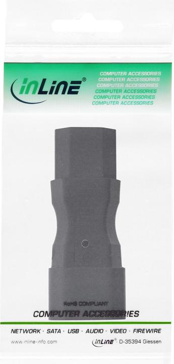 Image du produit InLine Adaptateur secteur IEC 60320 C14 / C13 (C14, C13, C13)