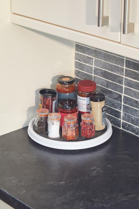 Actual product image Copco Cupboard/Worktop Turntable Organiser, 30cm Diameter, Labelled