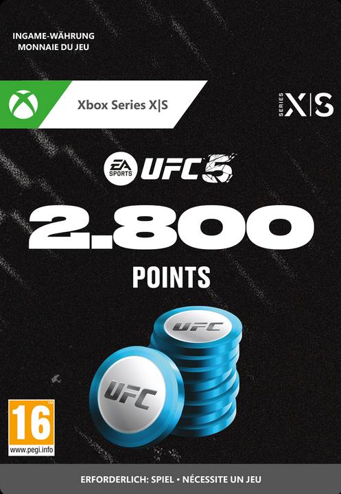 Image du produit Microsoft UFC 5 POINTS 2800 Game Download