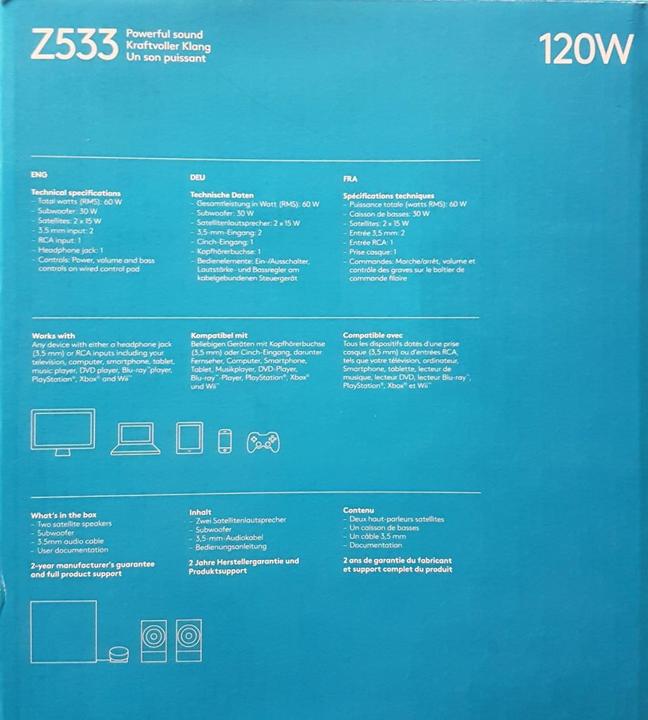 Produktbild Logitech Z533