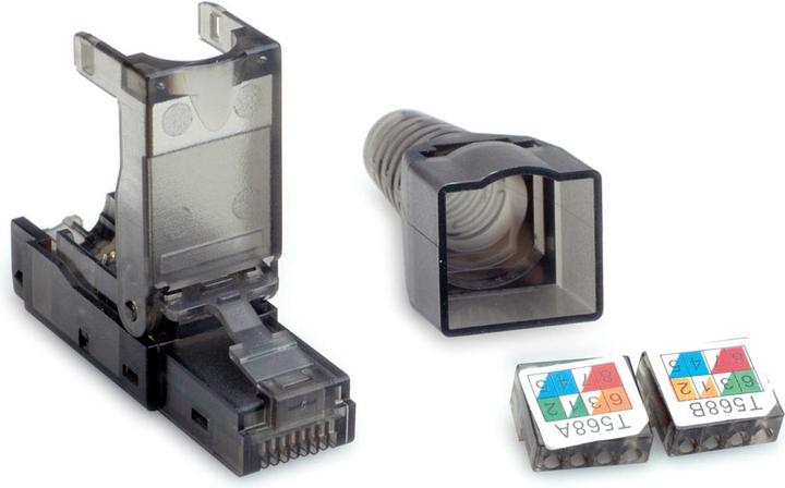 Actual product image Value field confect. RJ45 st. cat.6 UTP (Network cable plug)