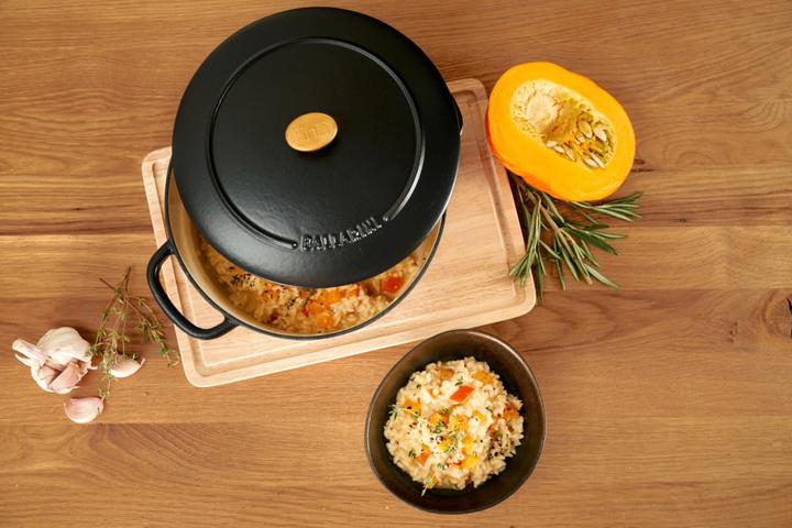 Produktbild Ballarini BELLAMONTE runder Gusseisentopf 75003-542-0 - 5 5 ltr schwarz (26 cm, Bräter + Schmortopf, Gusseisen)