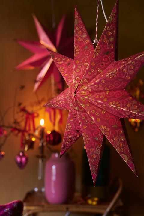 Immagine prodotto PIP Studio Ornamento Ciondolo albero di vetro Stella rosa 10 cm (1 -parte)