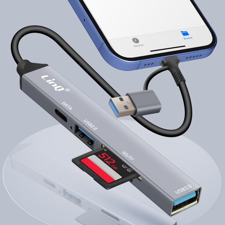 Actual product image LinQ IT7944 USB-C hub (USB-C)