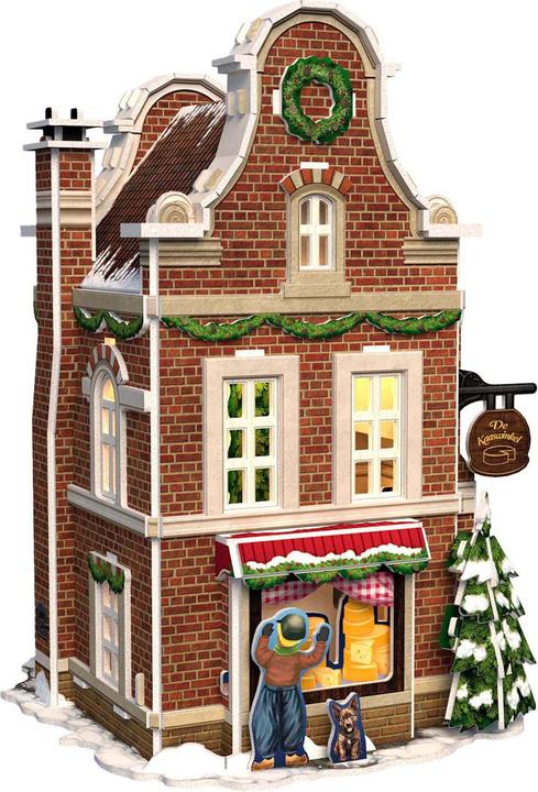 Actual product image Cubicfun Kubisches lustiges 3D-Puzzle-Käsegeschäft mit LED-Beleuchtung
