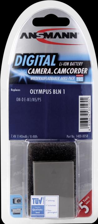Actual product image Ansmann A-Oly BLN-1 1140mAh 7.4V (Camera battery charger)
