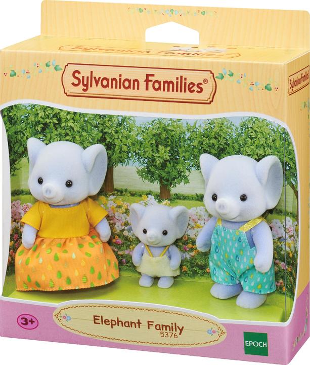 Actual product image Sylvanian Families Elephants family