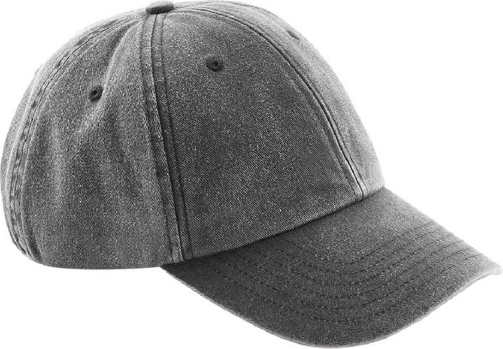 Beechfield Vintage Denimlook Kappe (2 Stückpackung) (One Size)