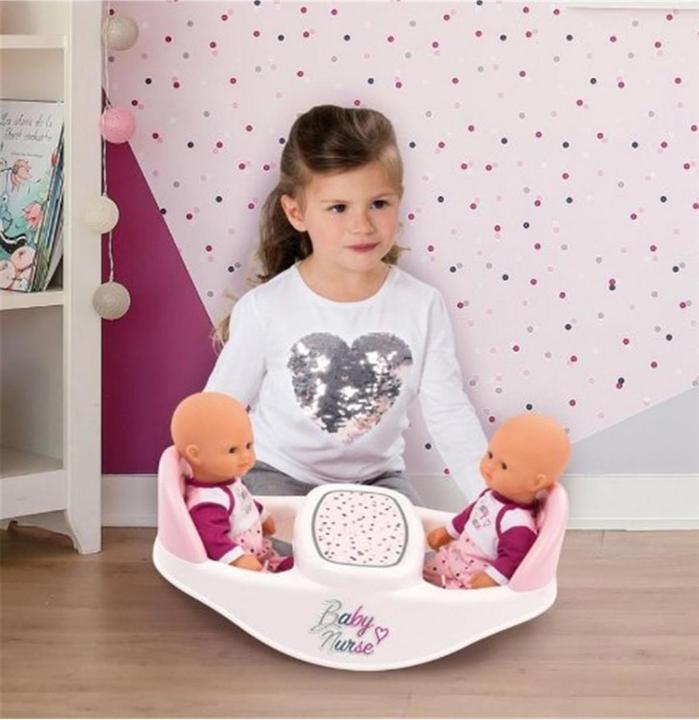 Produktbild Smoby Baby Krankenschwester Kinderstuhl für 2 Puppen