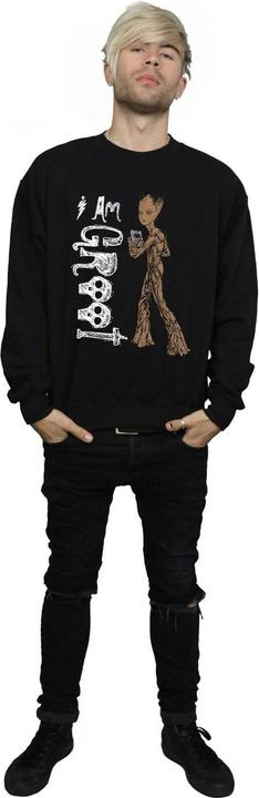 Actual product image Mens Avengers Infinity War I Am Teenage Groot Sweatshirt (L)