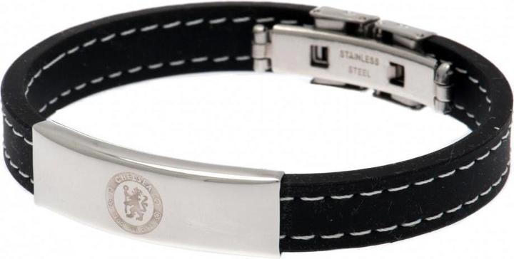 Chelsea FC Ziernaht SilikonArmband (20 cm, 100% Silikon)