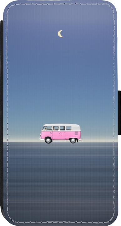 Actual product image PhoneLook Coque Wallet noir Spring 23 pink bus (Apple iPhone 14 Pro)