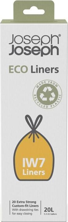 Produktbild Joseph Joseph IW7 20 L Eco Müllbeutel Recycelte Müllbeutel 20erPack Grau (20 x, 20 l)