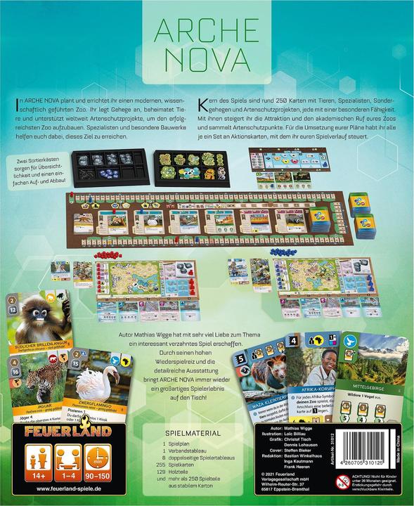 Image du produit Feuerland Arche Nova (Allemand)