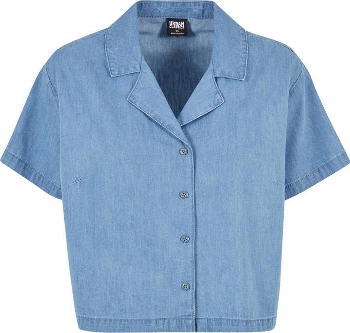 Urban Classics Ladies Light Denim Resort Shirt