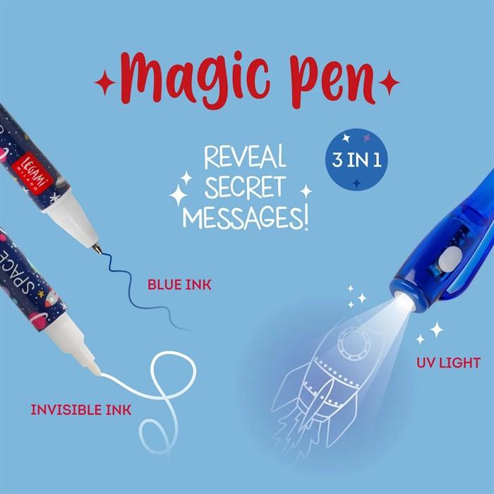 Produktbild Legami Stift mit Unsichtbarer Tinte - Magic Pen - Space (Blau, 1 x)