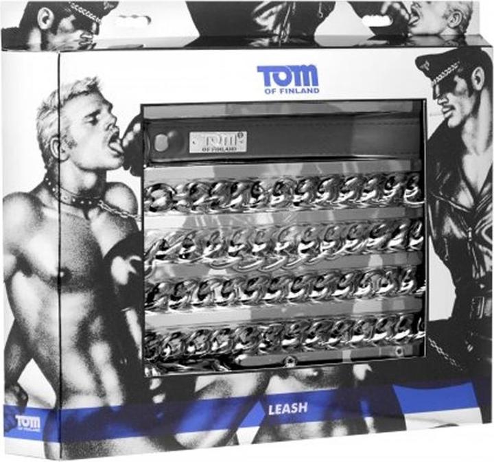 Actual product image Tom of Finland Gun Metal Leash