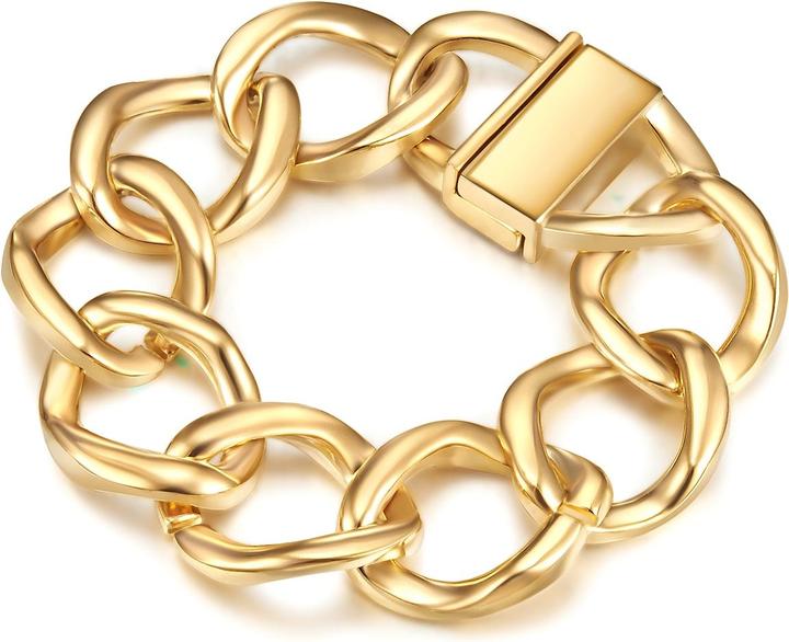 Lulu & Jane Damen Armband Metall - 35164 (19.50 cm, Metall-Legierung)
