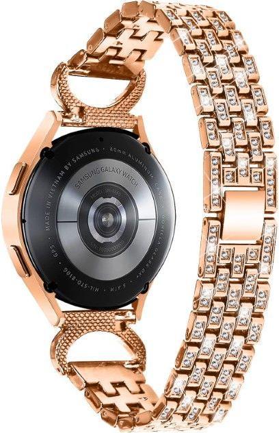 Actual product image MU Style GH Series Glitter Stones Metal Replacement Bracelet (20 mm, Metal alloy)