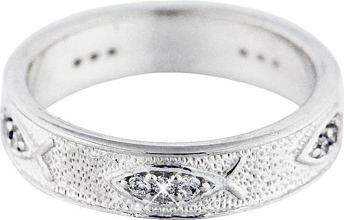 Actual product image Leyda Ring Fish (52, 925 Silver)