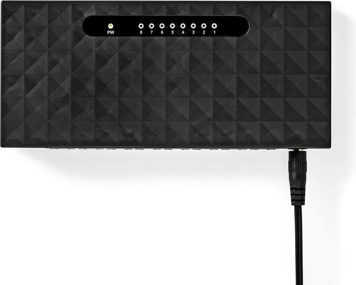 Image du produit Nedis Commutateur réseau | Vitesse filaire : Gigabit | Nombre de ports Ethernet : 8 (8 Ports)