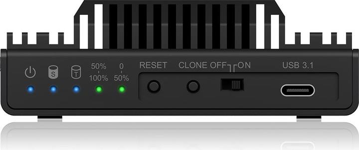 Actual product image Icy Box Docking Station IcyBox CloneStation M.2 NVMe SSD IB-2912MCL-C (M.2)